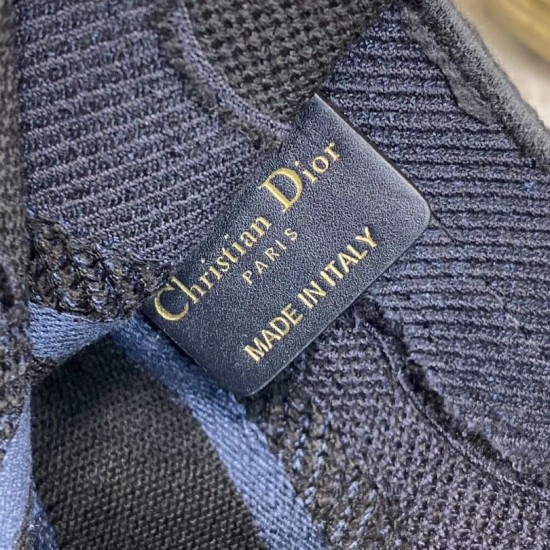Replica Dior Mini Book Tote Borsa Dior Tela mimetica Blu