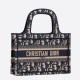 Replica Dior Mini Book Tote Borsa Dior Oblique Canvas Blu
