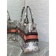 Replica Dior Medium Book Tote Borsa Dior Farfalla intorno al mondo ricamato