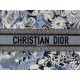 Replica Borsa Dior Media Book Tote Zodiac Fantastico Ricamo Blu