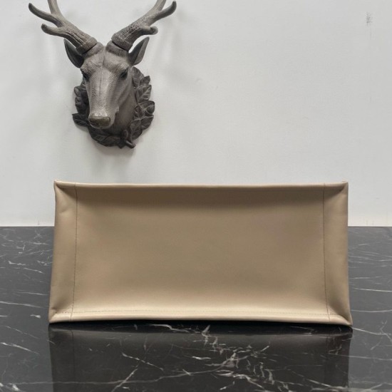 Replica Borsa Dior Media Book Tote con tracolla Borsa Dior Macrocannage Beige
