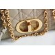 Replica Borsa Caro piccola Dior in pelle di vitello Cannage Beige