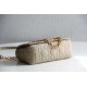 Replica Borsa Caro piccola Dior in pelle di vitello Cannage Beige