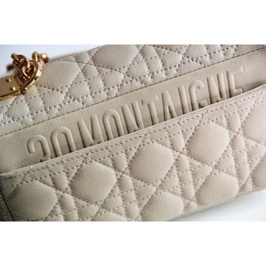 Replica Borsa Caro piccola Dior in pelle di vitello Cannage Beige