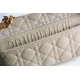Replica Borsa Caro piccola Dior in pelle di vitello Cannage Beige