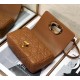 Replica Borsa Dior Piccola Caro In Pelle Di Vitello Cannage Marrone