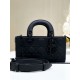 Replica Borsa piccola Dior Lady D-Joy Nero ultra opaco