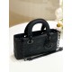 Replica Borsa piccola Dior Lady D-Joy Nero ultra opaco