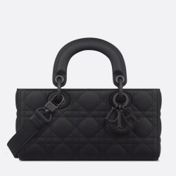 Replica Borsa piccola Dior Lady D-Joy Nero ultra opaco
