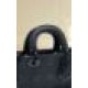 Replica Borsa piccola Dior Lady D-Joy Nero ultra opaco