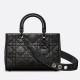Replica Dior Medium Lady D-Sire Borsa My ABCDior Dior stropicciata nera