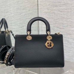Replica Dior Medium Lady D-Sire Borsa My ABCDior Dior Nera