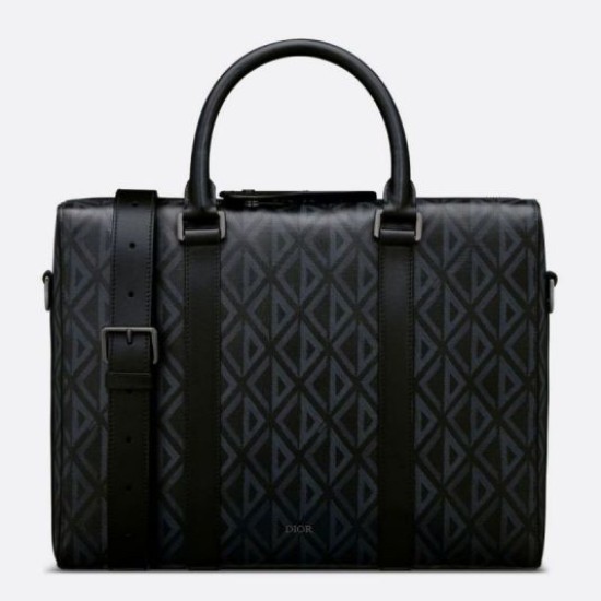 Replica Valigetta Dior Lingot CD Diamond Tela Nera