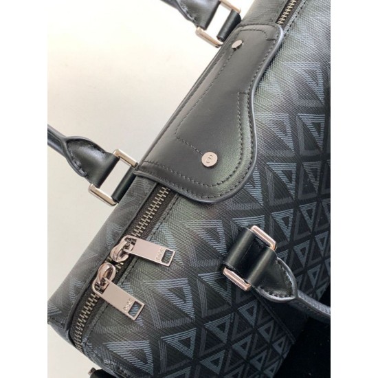 Replica Valigetta Dior Lingot CD Diamond Tela Nera