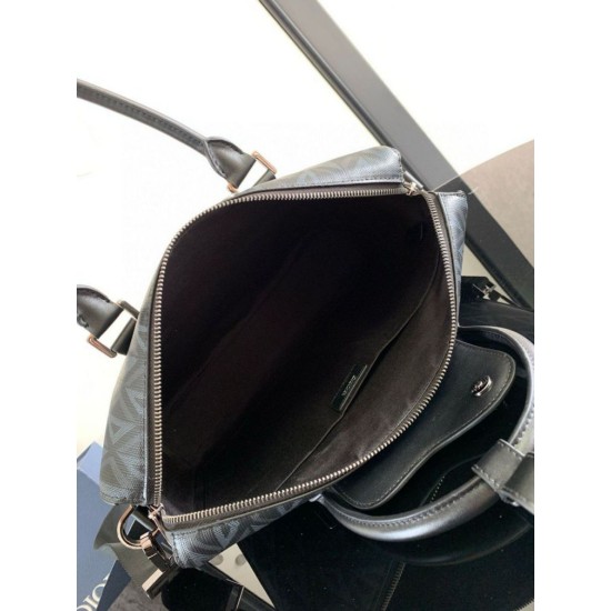 Replica Valigetta Dior Lingot CD Diamond Tela Nera