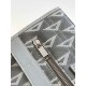 Replica Borsa tote Dior Safari CD Diamond Tela Grigia