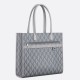 Replica Borsa tote Dior Safari CD Diamond Tela Grigia