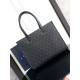Replica Borsa tote Dior Safari CD Diamond Tela Nera