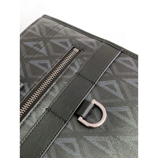 Replica Borsa tote Dior Safari CD Diamond Tela Nera