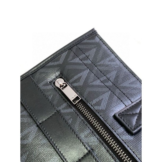 Replica Borsa tote Dior Safari CD Diamond Tela Nera