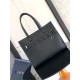 Replica Borsa tote Dior Safari Pelle di vitello granulata Nera