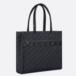 Replica Borsa tote Dior Safari Dior Oblique jacquard nera