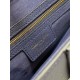 Replica Borsa Saddle Dior con tracolla in pelle di vitello granulata blu indaco