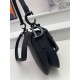 Replica Borsa Saddle Dior con tracolla in pelle di vitello ultraopaca nera