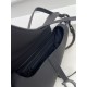 Replica Borsa Saddle Dior con tracolla in pelle di vitello ultraopaca nera