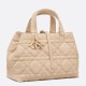 Replica Borsa Dior Toujours Media In Vitello Macrocannage Beige