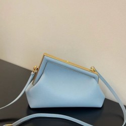 Replica Borsa Fendi Prima Piccola Borsa Fendi Nappa Blu