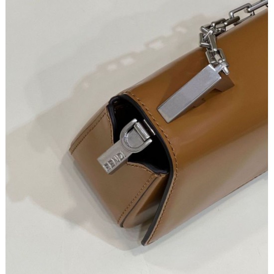 Replica Borsa a tracolla Fendi First Sight Fendi Mini Marrone