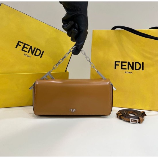 Replica Borsa a tracolla Fendi First Sight Fendi Mini Marrone