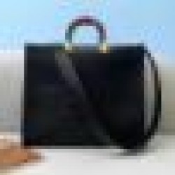 Replica Borsa shopper media Fendi Sunshine Nera