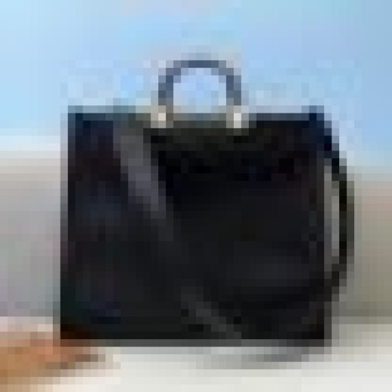 Replica Borsa shopper media Fendi Sunshine Nera