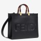 Replica Borsa shopper media Fendi Sunshine Nera
