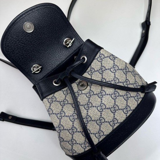 Replica Zaino mini Gucci Ophidia 795221 Nero