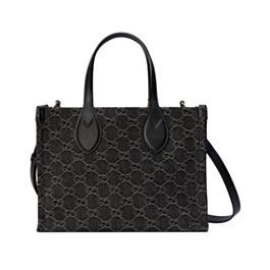 Replica Borsa tote media Gucci Ophidia GG 772183 Nera