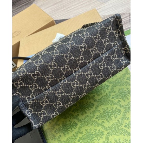 Replica Borsa tote media Gucci Ophidia GG 772183 Nera