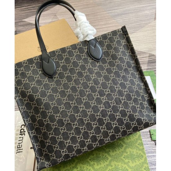 Replica Borsa tote grande Gucci Ophidia GG 772184 Nera