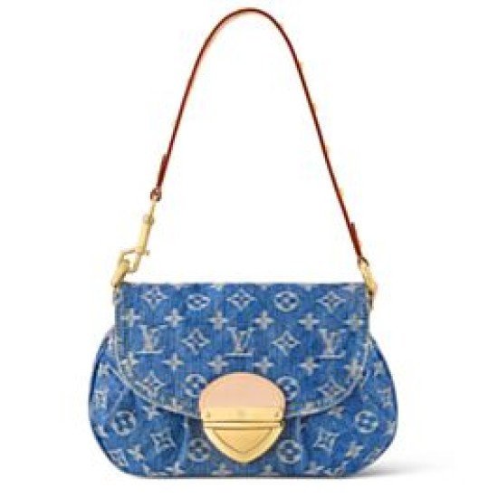 Replica Borsa hobo Louis Vuitton Sunset LV M46829 Blu