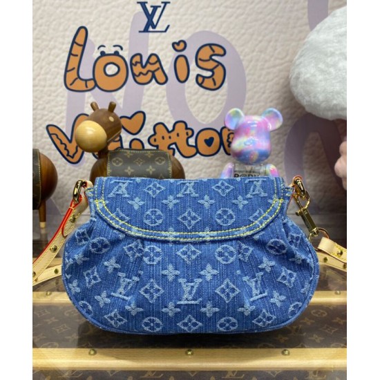 Replica Borsa hobo Louis Vuitton Sunset LV M46829 Blu