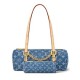 Replica Borsa Louis Vuitton Papillon LV M46830 Denim monogram blu