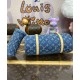 Replica Borsa Louis Vuitton Papillon LV M46830 Denim monogram blu