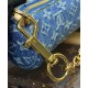 Replica Borsa Louis Vuitton Papillon LV M46830 Denim monogram blu