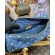 Replica Borsa Louis Vuitton Papillon LV M46830 Denim monogram blu