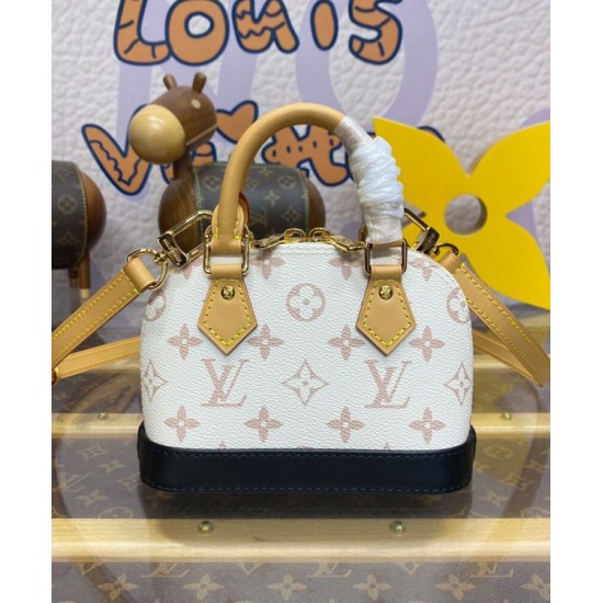 Replica Borsa Louis Vuitton Nano Alma M46895 Crema