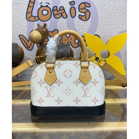 Replica Borsa Louis Vuitton Nano Alma M46895 Crema