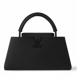 Replica Borsa Louis Vuitton Capucines East-West MM M23947 Nera