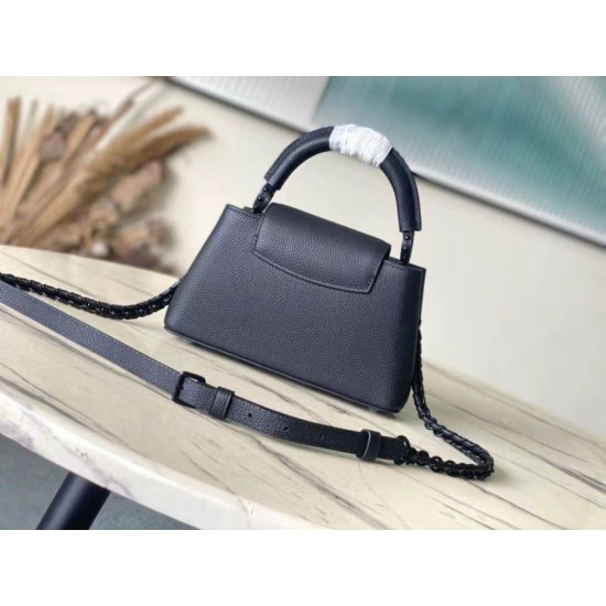 Replica Borsa mini Louis Vuitton Capucines East-West M23955 Nera Replica Borsa mini Louis Vuitton Capucines East-West M23955 Nera